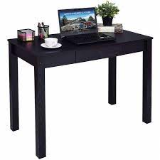 The small computer table will fit the limited space that you may home office desk with laminate shelves; Black Computer Desk Pc Laptop Table Workstation W Drawer Home Office Furniture Unbranded Contem Office Furniture Modern Black Computer Desk Small Office Desk