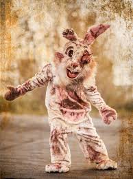Diy bunny costume for adults. Cute Turned Creepy Diy Bloody Bunny Costume Halloweencostumes Com Blog
