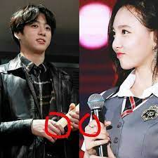 Bts obsessed twice trash bunny couple shipper jungkook amd nayeon biased. They Have The Same Ring Jungkook And Nayeon Kookyeon Facebook