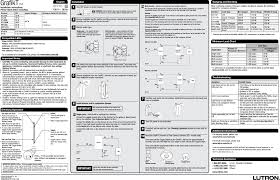 0107 In Wall Dimmer User Manual Lutron Electronics