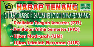 Desain Banner Harap Tenang Ada Ujian Cdr Desain Banner Brosur Sekolah