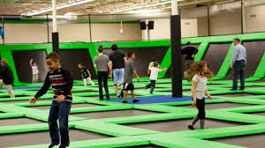 This is where tuck jumps seem more fun than a challenge, and this is also where almost everyone can bounce high and nearby, a group of youngsters play a game of dodgeball. Launching Pad Trampoline Park Family Center Salem Va 24153