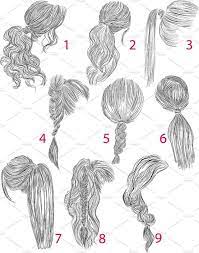 Pin By Thea Matthews On Hairstyle Drawing Hair Tutorial Ponytail Drawing Girl Hair Drawing