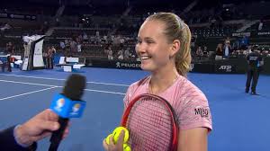 Professional czech tennis player marie bouzková. Marie Bouzkova On Court Interview 1r Youtube