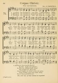 Anything more recent than jack hayford's majesty might be suspect. Catholic Church Hymnal With Music 71 Sweet Sacrament Divine Hymnary Org