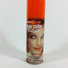 Orange Hair Spray Temporary 3 Oz Can Costume Crazy Hair Day Halloween Dye Makeup Goodmark Orange Hair Dye Crazy Hair Days Crazy Hair