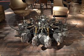 Jacobs Radial Engine Coffee Table Table A Caffe Fait Avec Moteur Radial Jacobs Tavolo Da Caffe Realizzato Con Motor Engine Coffee Table Design Coffee Table