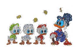 Huey & dewey & louie, previously known as huey, dewey, and louie, is an event exp medal in kingdom hearts unchained χ / union χ. The Walt Disney Series Huey Dewey Louie Uncle Scrooge Painting By The Cici Artist Saatchi Art