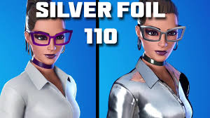 Jennifer walters is a marvel series outfit in fortnite: Jennifer Walters She Hulk Silver Foil Unlock At Lvl 110 Fortnite Marvel Season 4 Youtube