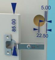 measuring hinge holes