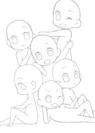Drawing Poses Friends Produccion Artistica Poses Anime Bocetos Bonitos Aprende a dibujar al estilo chibi japonés con los tutoriales de dibujo chibi de dibujos.net. poses anime bocetos bonitos