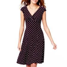 Polka Dot Apparel Jcpenney American Living Eggplant Polka Dot Dress Customer Reviews With Cowboy Boots