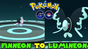 Facts about pokémon go finneon, evolve, max cp, max hp values, moves, how to catch, hatch, stats of finneon. Evolving Finneon To Lumineon In Pokemon Go Youtube