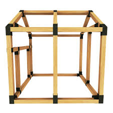 Wooden dog houses are the tradition. Pet Dog House E Z Frame Structures