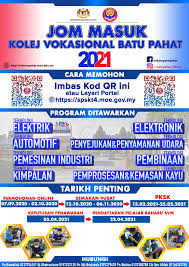 Posted by sek men vokasional batu pahat at 07:12 no comments: Kolej Vokasional Batu Pahat Batu Pahat Johor