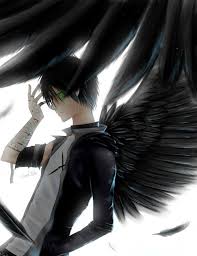 Anime Angel With Black And White Wings Hey Guys I Have A Update I Think I May Call My Manga Fallen Plez Tell Me What Y All Think Anime Angel Anime Artwork Cute Anime Boy