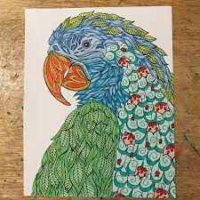 Divided into four chapters, each exploring one aspect of the wild world. Ny Star Cards Crayola Nature Escapes Coloring Book Parrot