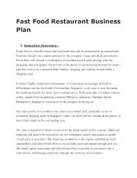 Franchise Business Plan Template Inspirational Business Plan Template For Subway Own In 2020 Restaurant Business Plan Restaurant Business Plan Sample Business Planning