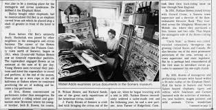 Nathan Howes and the beginnings of the Circus