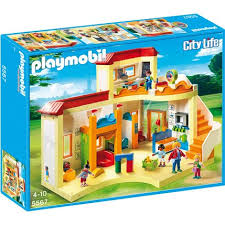Les jouets playmobil permettent aux enfant de développer leur imagination en se créant plein d'histoires. Garderie 5567 Jeux De Constructions Maquettes Joueclub