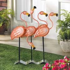 Browse miles kimball resin flamingo planter stakes by fox river creations featuring handpainted detailing on both sides for a bright flamingo planter stakes, set of 3 by fox river creations™. Set Of 2 Metal Pink Flamingos Yard Ornaments With Basket Yard Flamingo Garden Bird Planters Porch Adorable Flamingo Gifts Outdoor Decoration For Garden Patio Patio Lawn Garden Pots Planters Container