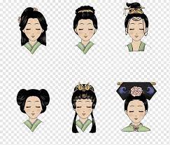 Short sides, long top asian hairstyles. Qing Dynasty Hairstyle Traditional Chinese Characters Fashion Chinese Ancient Female Hair Face Black Hair Chinese Style Png Pngwing