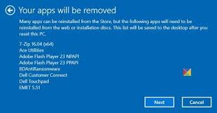 Refresh also keeps the apps that came with your pc and the apps you installed. Reset This Pc Restore Windows 10 To Factory Settings Without Losing Files
