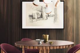 This is a beautiful contemporary light fixture! Mid Century Modern Dining Room Inspiration Ideas Delightfull Unique Lamps