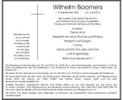Browse our listings to find jobs in germany for expats, including jobs for english speakers or those in your native language. Traueranzeigen Von Wilhelm Boomers Www Trauer Ms