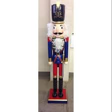 58 Giant Life Size Royal Guard Wooden Christmas Nutcracker With Tall Black Hat Nutcracker Christmas Royal Guard Nutcracker