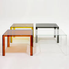 Offices are also home to kartell tables when used as work desks or conference room centerpieces. Kartell Invisible Table Plastic Contemporary Dining Room Furniture Ultra Modern