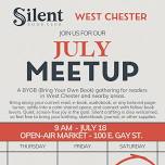 Silent Book Club at the Open-Air Market