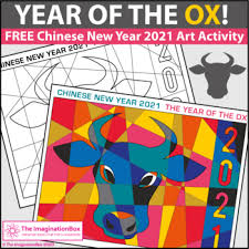 It's wonderful that, through the process of drawing and coloring, the learning about things around us does not only become joyful. Chinese New Year Activities 2021 Free Ox Coloring Pages Tpt