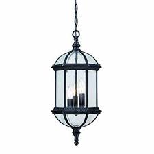 Add to list click to add item patriot lighting® harwich textured black outdoor pendant light to your list. Dover 3 Light Matte Black Outdoor Hanging Lantern Overstock 20710468