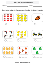 Ncert solutions for class 9 maths chapter 1 Grade 1 Writing Number Words Up To 20 Math School Worksheets For Primary And Elementary Math Education
