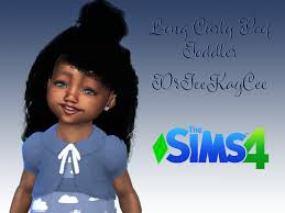 Twists are a very fun curly hairstyle for boys who like to have fun with their hair. Long Curly Poof Toddler Base Compatible The Sims 4 Catalog