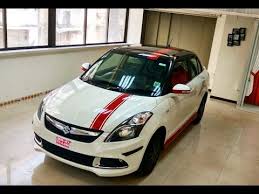Modified New Swift Dzire 2017 By Vinay Kapoor Suzuki Swift New Swift Car Sticker Design