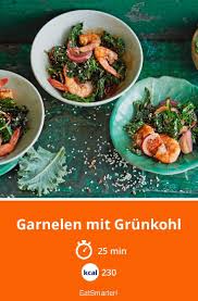 Garnelen Mit Grunkohl Rezept Grunkohl Essen Kochen Garnelen