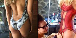 Naked body paint pics