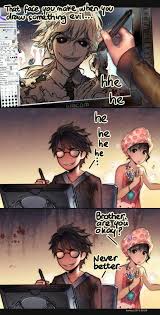 Lie To My Face And Tell Me We Don T All Do This When Drawing Expressions Xp Artist Memes Artist Humor Evil Smile