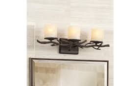 Elibbren industrial bathroom vanity light 3 lights, vintage metal cage wall sconce, rustic farmhouse vanity wall light fixture. Rustic Twig 25 Wide Bronze Bathroom Wall Light Vanity Lighting Fixtures Amazon Com