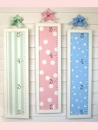 growth chart i made these myself with a picture frame and