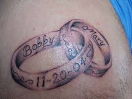 Take your time to think about it, experiment with a few ideas for unique wedding ring tattoos, discuss it with your partner, and see what you can come up with. 24 Wedding Tattoo Ideas Images And Pictures
