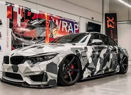 Finest Premium Wrap Care On Instagram Hexagon Camouflage Brutal Wrapped M4 Autos Folieren Camouflage Folierung Autofolierung