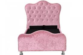 Besides finding a bed size that perfectly fits your bedroom, the choice of material will also have a big impact on the overall look and feel. Furniture Girls Pink Princess Velvet Crown Bed Single Bed Frame Under Bed Storage 3ft Beds Mattresses