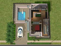 118 m2 luas bangunan : Mod The Sims Rumah Modern Tropis 2