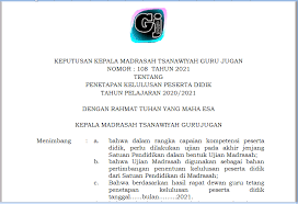 Pendahuluan biasanya memuat penjelasan singkat tentang karya tulis, seperti latar belakang, ruang lingkup, tujuan, manfaat, metode, dan sistematika penulisan. Contoh Sk Penetapan Kelulusan Peserta Didik Lampirannya Tahun Pelajaran 2020 2021 Guru Jugan