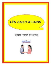 Colour Chart Of Simple French Greetings French Greetings French Teacher Language Education