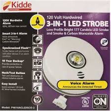 The firs alert brk wireless 120 volts ac / dc powered smoke detector has interconnectivity and can wirelessly with up to 18 alarms in the house and if you onelink, sounds all sound for increased. Kidde 21028057 Hardwired 3 In 1 Led Strobe And Combination Smoke And Carbon Monoxide Detector With