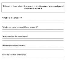 Social Problem Solving Worksheets Free Social Problem Problem Solving Worksheet Problem Solving